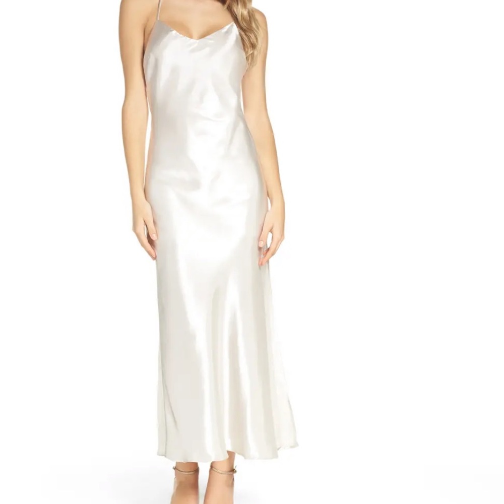 Bardot Pfeiffer Slip Dress in Pearl